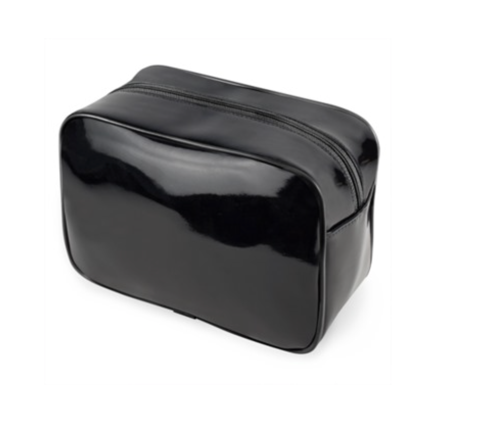 UNTITLED x Indira Cesarine "Lumière" Series Black and White Kaleidoscopic Toiletry Bag - Limited Edition
