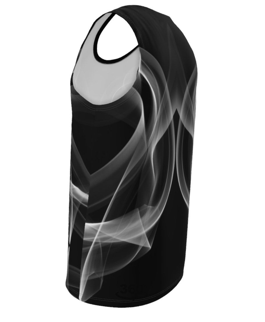 UNTITLED x Indira Cesarine "Lumière" Series Black and White Smoke Tank Top - Limited Edition
