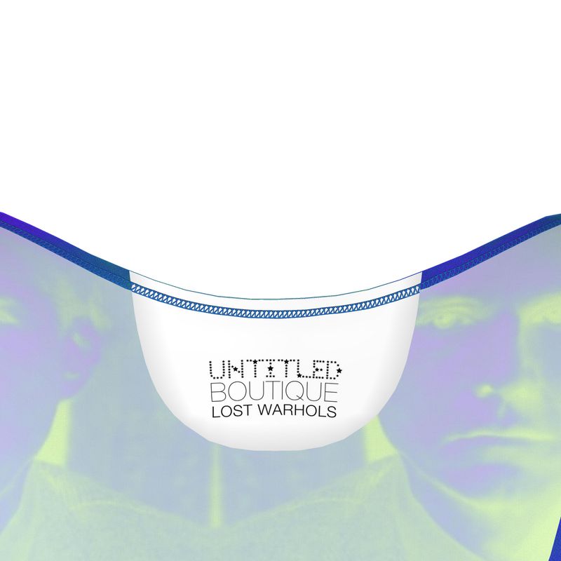 UNTITLED x Lost Warhols "LOST WARHOLS" Blue and Green Bodycon Dress