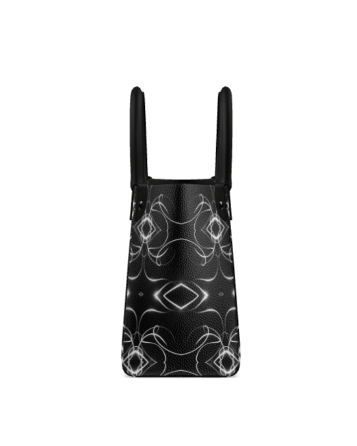 UNTITLED x Indira Cesarine "Lumière" Series Black and White Kaleidoscopic Mini Bonchurch Bag - Limited Edition