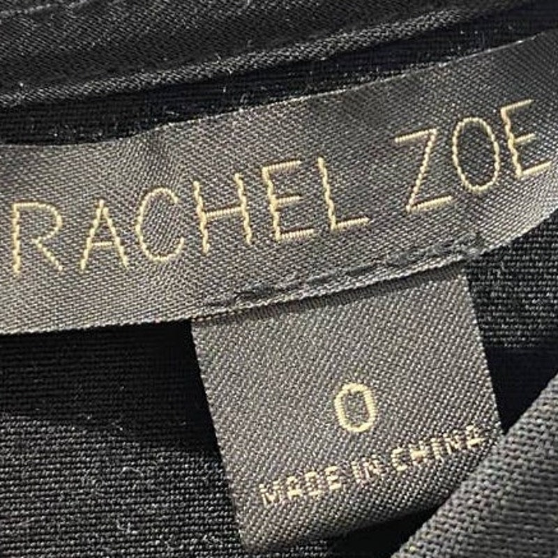 RACHEL ZOE Black Mesh Cut-Out Sheath Mini Dress