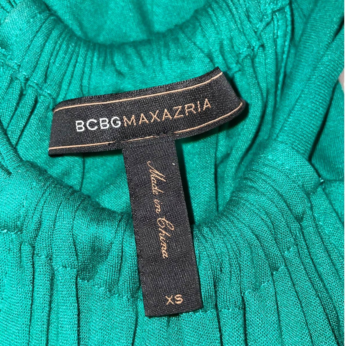 BCBGMAXAZRIA Turquoise Halter Sleeveless Mini Dress