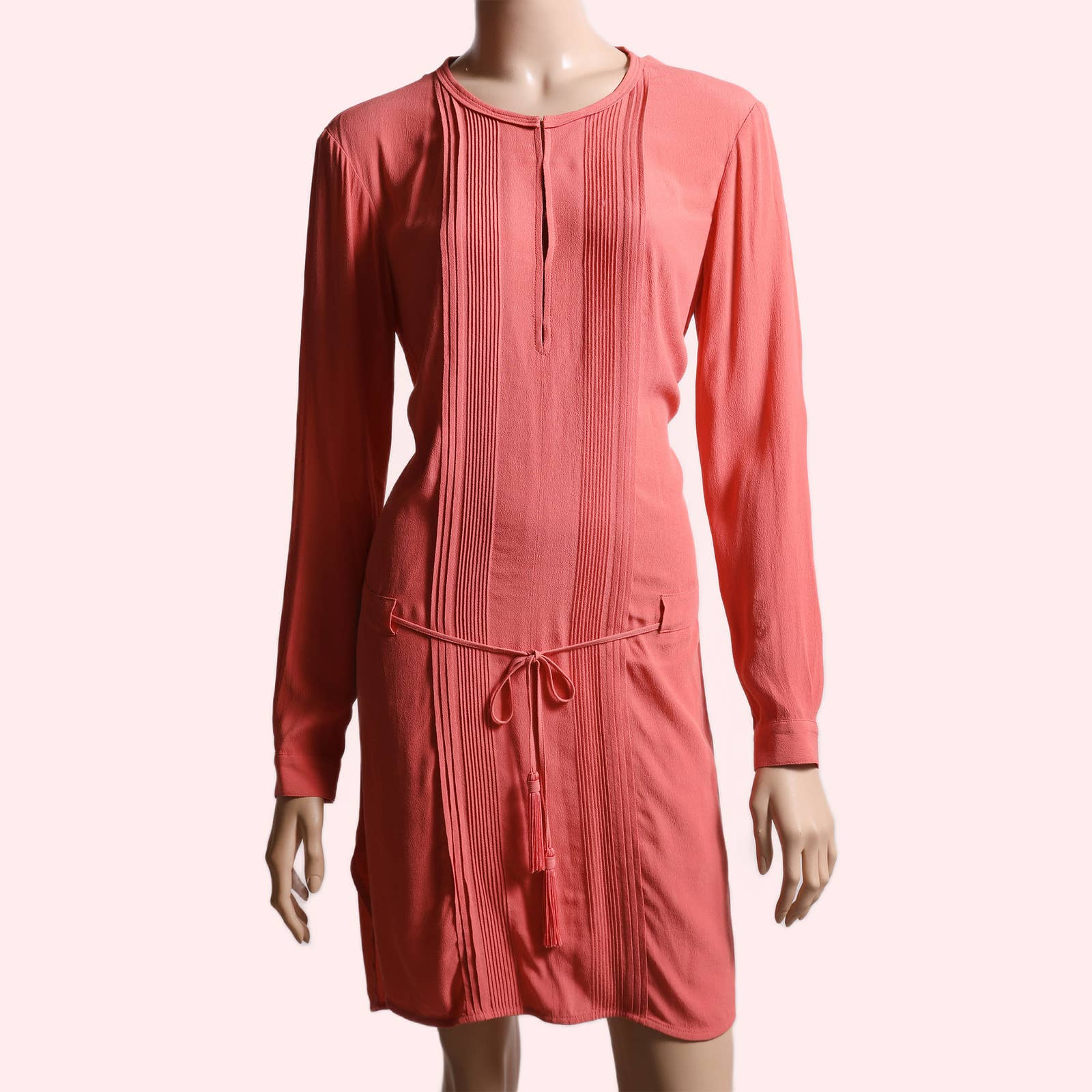 knee length coral dress Floor Length Coral Knee Length Bridesmaid Dresses V-Neck Halter Red Midi Casual Summer Dress: Solena Winterberry Red XSmall