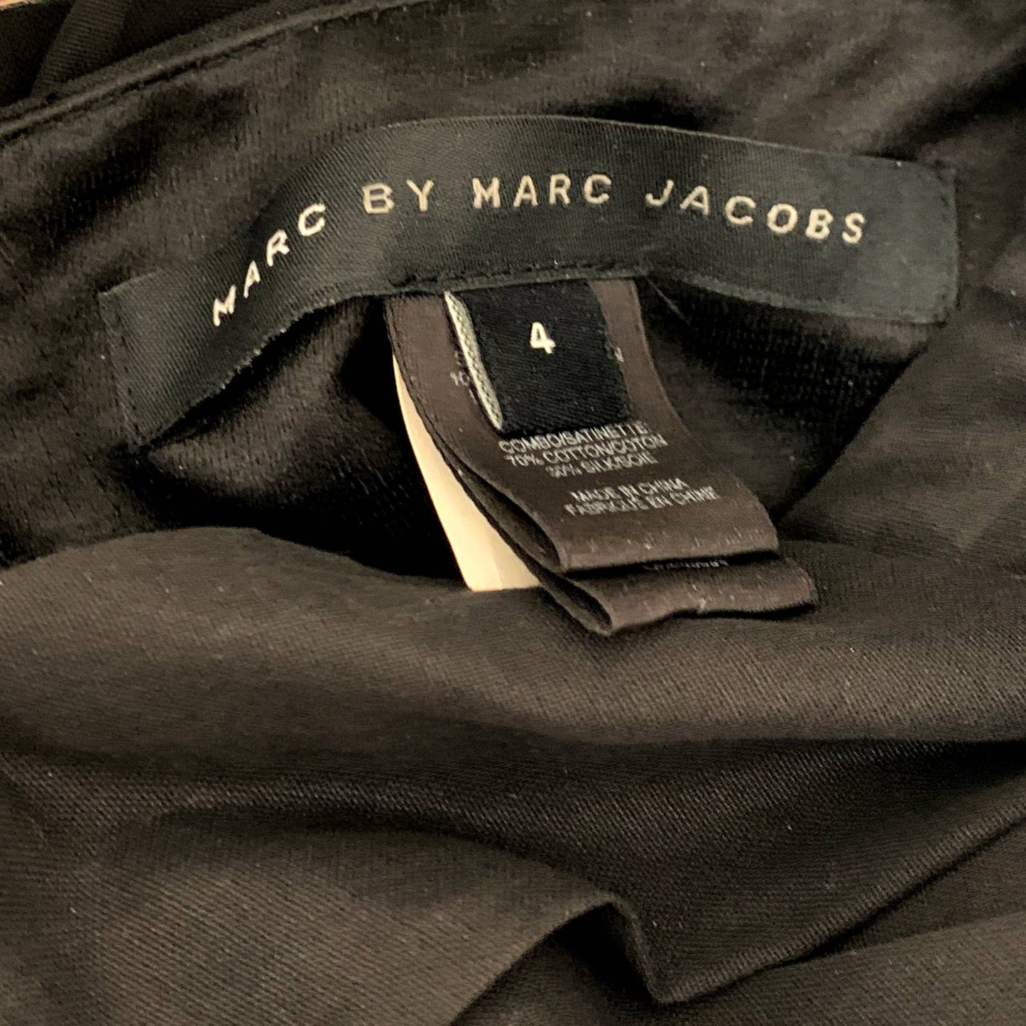 MARC BY MARC JACOBS Strapless Black Mini Dress