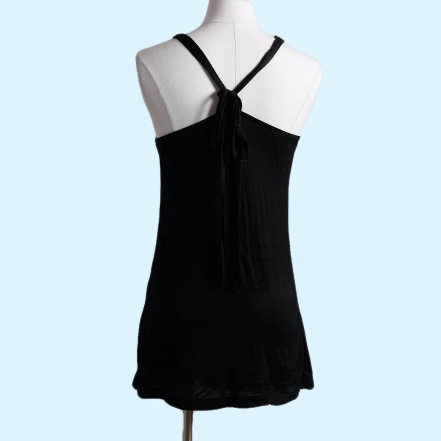 TOPSHOP Vintage Black Embellished Sleeveless Top
