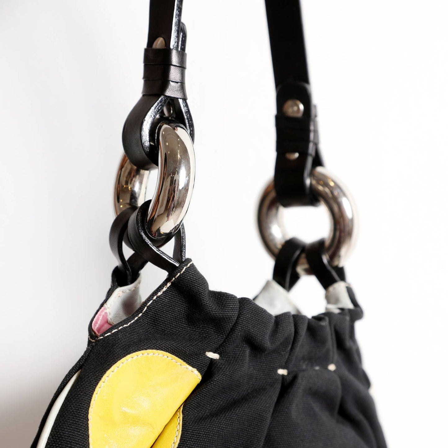 MOSCHINO Multicolor Polka Dot Shoulder Bag