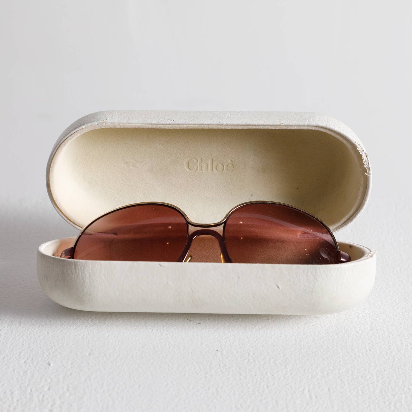 CHLOE Pink Tinted Round Sunglasses