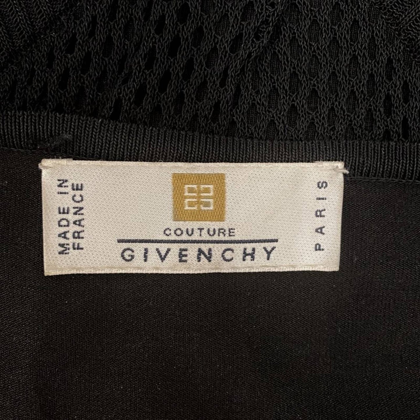 GIVENCHY COUTURE BY ALEXANDER MCQUEEN Vintage 90s Black Knit Strapless Dress