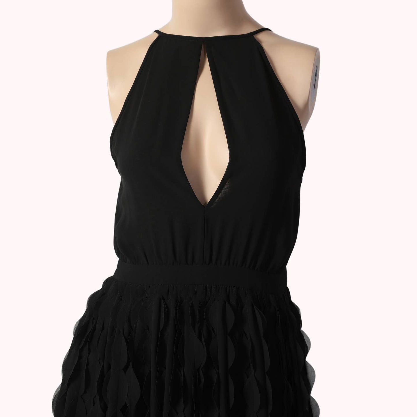 DIANE VON FURSTENBERG Black Halter Dress