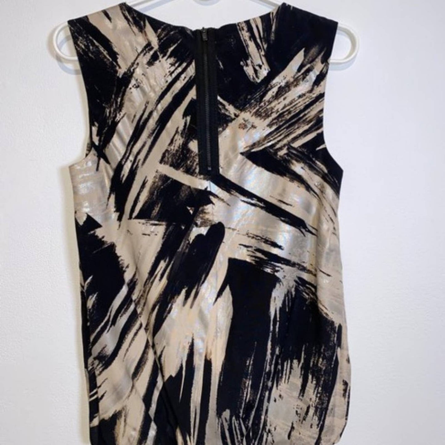 TOPSHOP Vintage Multicolor Paint Stroke Sleeveless Top
