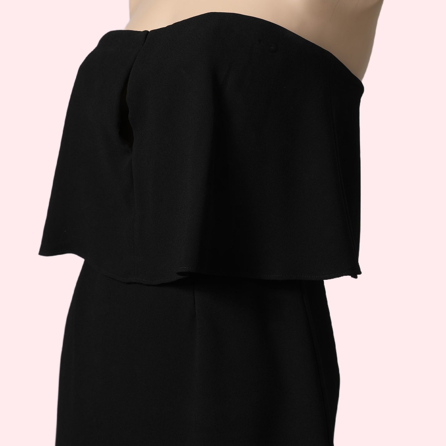 BCBGMAXAZRIA Vintage Black Strapless Mini Dress