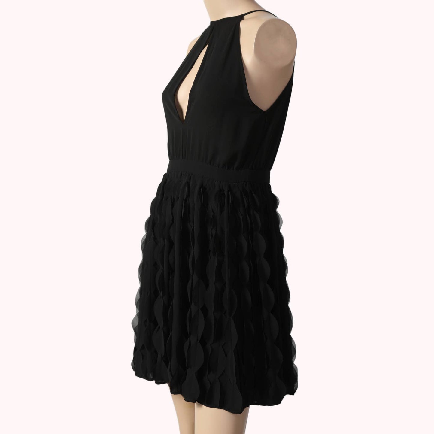 DIANE VON FURSTENBERG Black Halter Dress