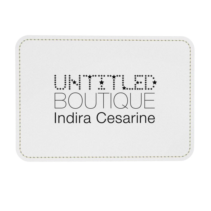 UNTITLED BOUTIQUE Purple and White Leather Star Crossbody Bag with Silver Chain - Limited Edition