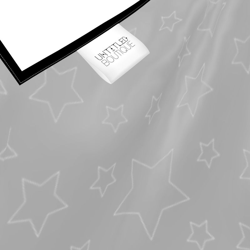 UNTITLED BOUTIQUE Black Silk Halterneck Constellation Star Dress - Limited Edition