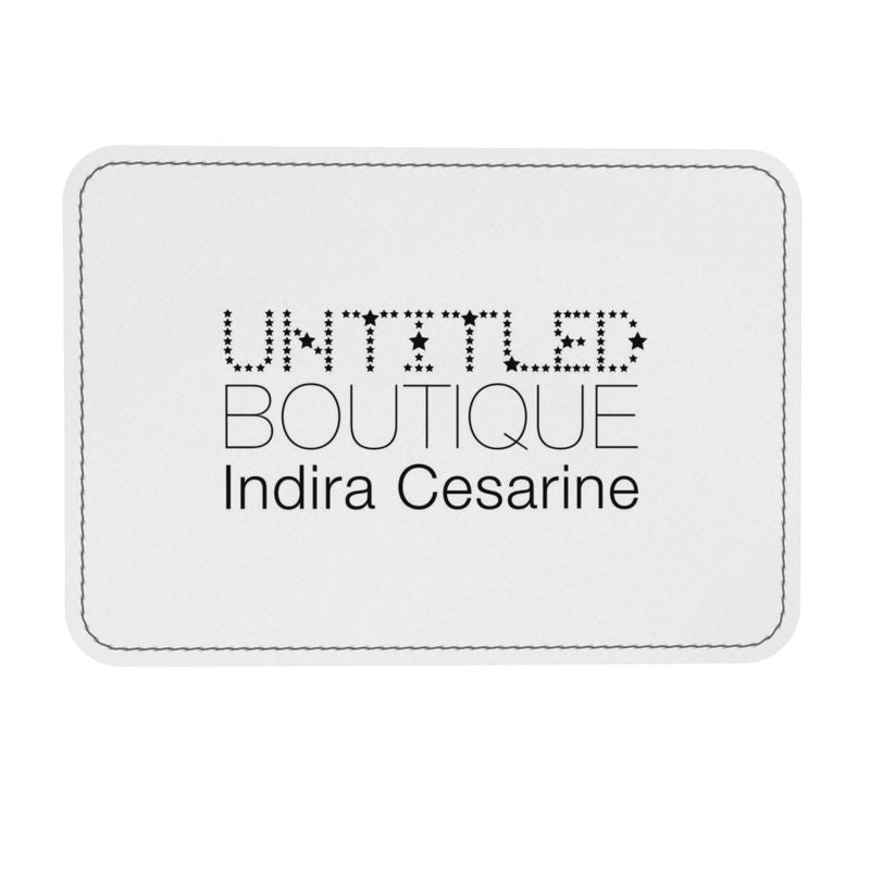UNTITLED x Indira Cesarine "Les Roses Violettes" Kaleidoscopic Crossbody Bag with Silver Chain - Limited Edition