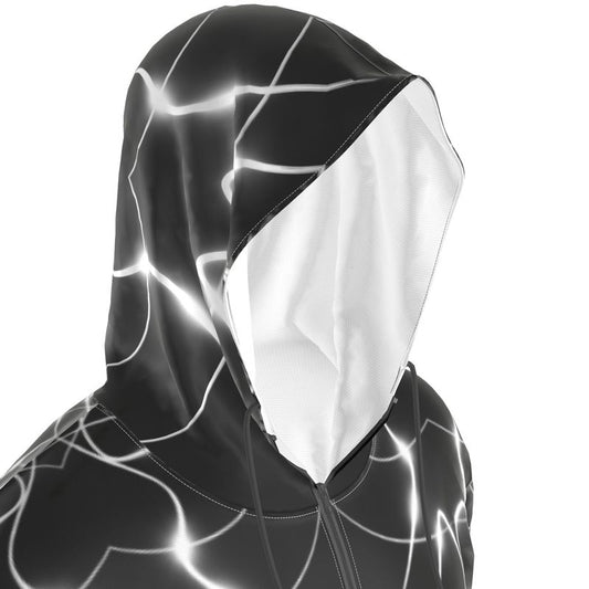 UNTITLED x Indira Cesarine "Lumière" Series Black and White Kaleidoscopic Hazmat Suit - Limited Edition
