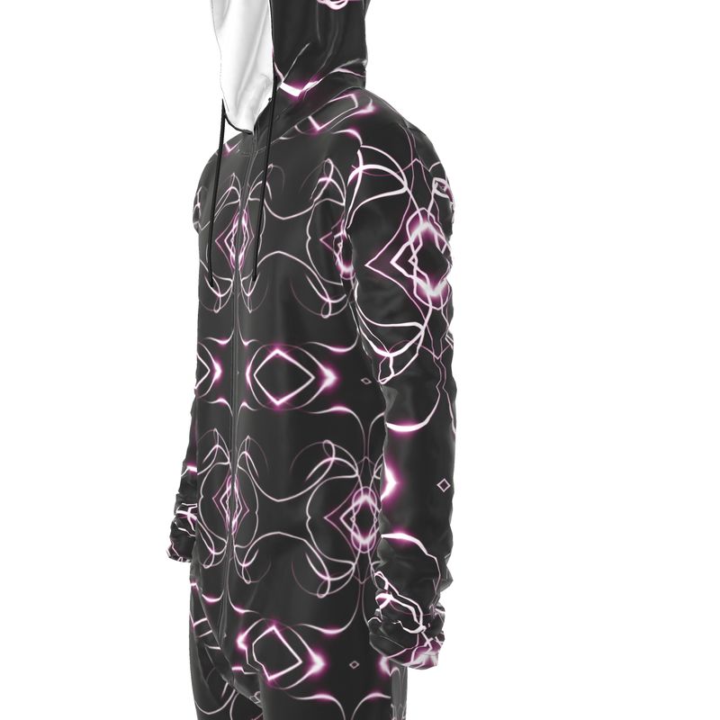 UNTITLED x Indira Cesarine "Lumière" Series Black and Pink Kaleidoscopic Hazmat Suit - Limited Edition
