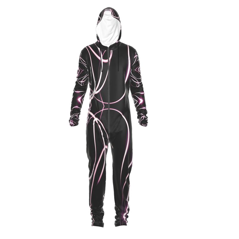 UNTITLED x Indira Cesarine "Lumière" Series Black and Pink Hazmat Suit - Limited Edition