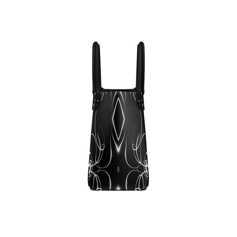 UNTITLED x Indira Cesarine "Lumière" Series Black and White Kaleidoscopic Mini Bonchurch Bag - Limited Edition