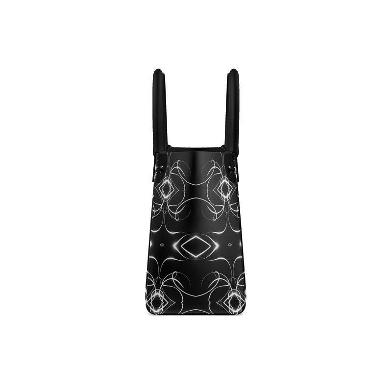 UNTITLED x Indira Cesarine "Lumière" Series Black and White Kaleidoscopic Mini Bonchurch Bag - Limited Edition