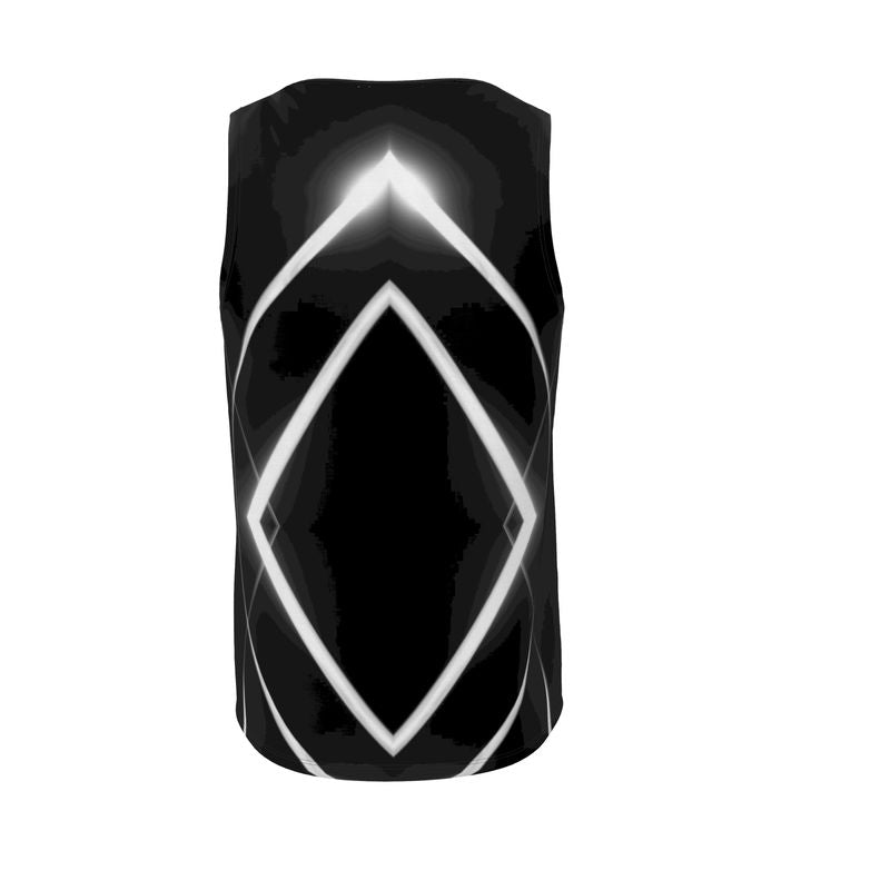 UNTITLED x Indira Cesarine "Lumière" Series Black and White Mens Tank Top - Limited Edition