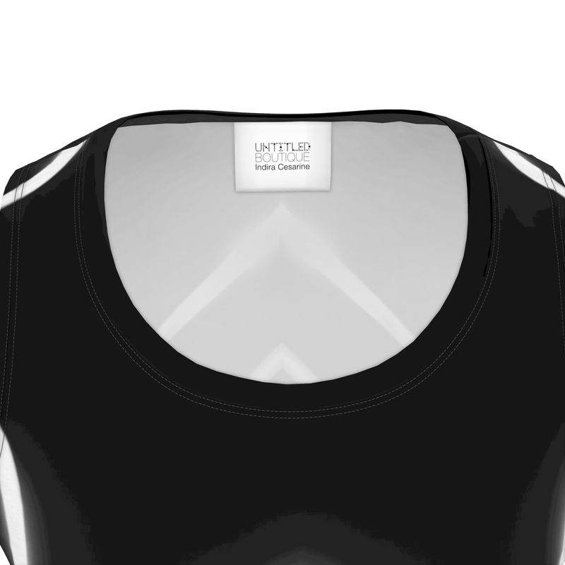 UNTITLED x Indira Cesarine "Lumière" Series Black and White Mens Tank Top - Limited Edition