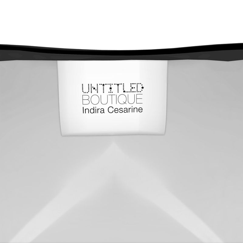 UNTITLED x Indira Cesarine "Lumière" Series Black and White Mens Tank Top - Limited Edition