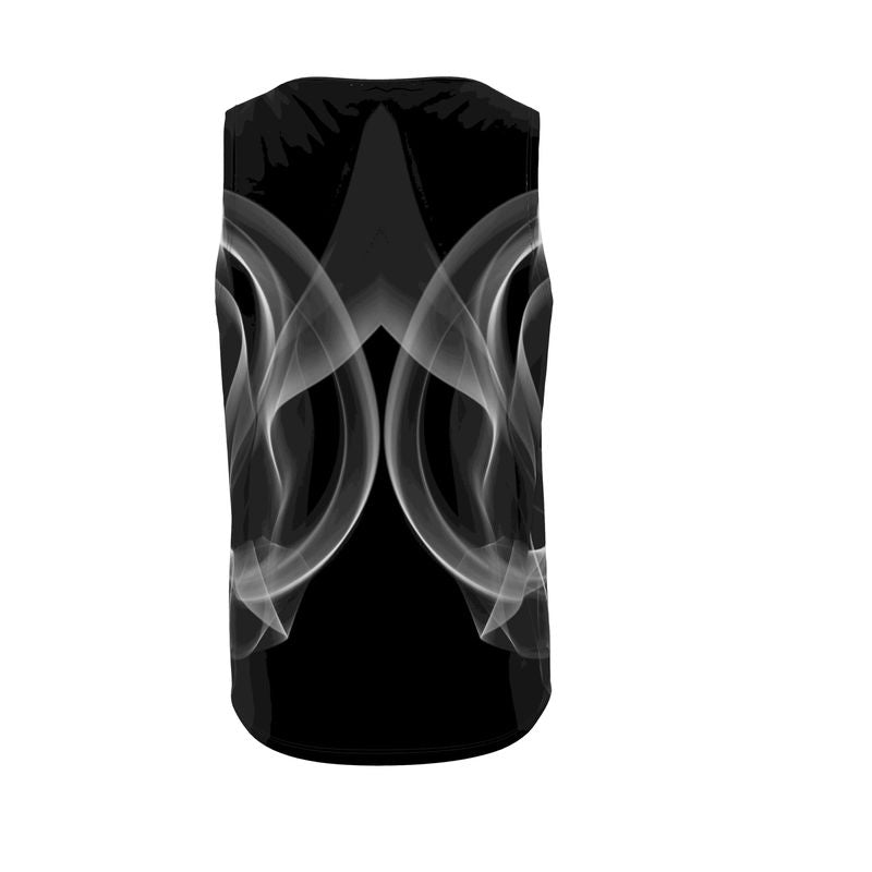 UNTITLED x Indira Cesarine "Lumière" Series Black and White Smoke Tank Top - Limited Edition