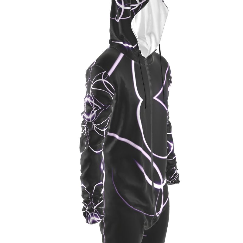 UNTITLED x Indira Cesarine "Lumière" Series Black and Violet Hazmat Suit - Limited Edition