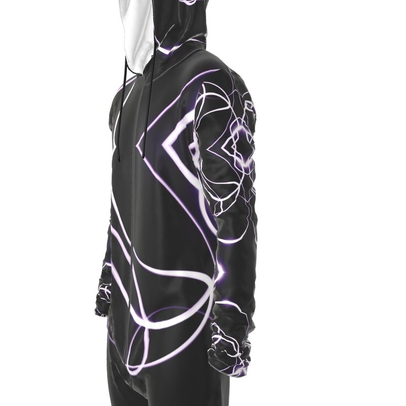 UNTITLED x Indira Cesarine "Lumière" Series Black and Violet Hazmat Suit - Limited Edition
