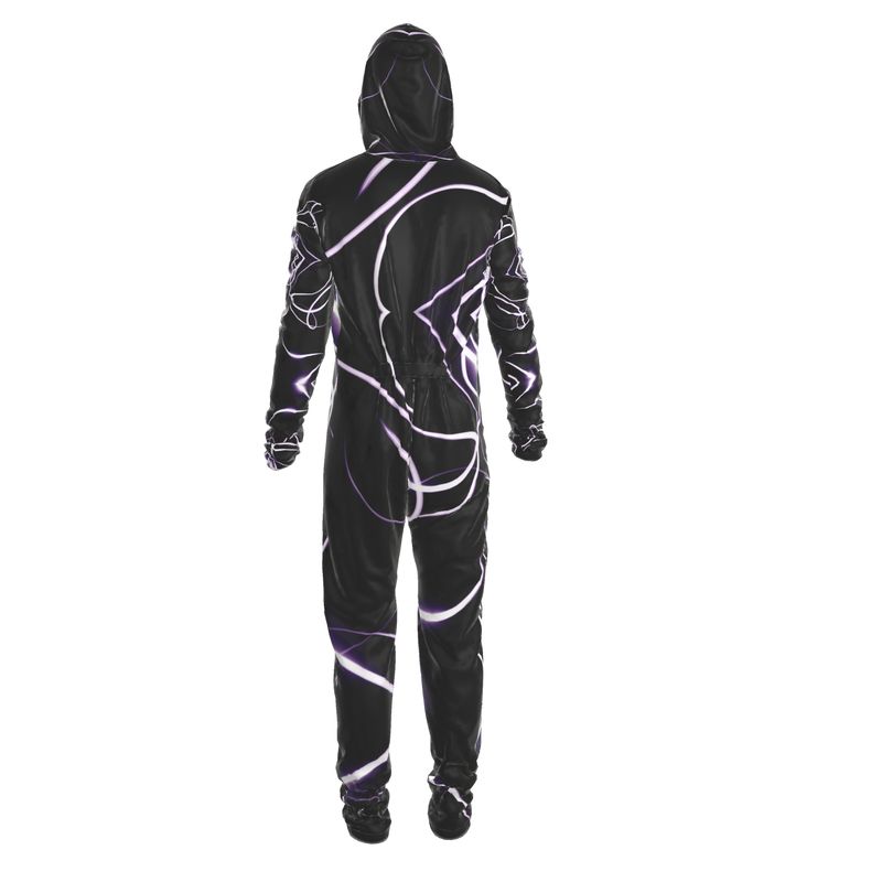 UNTITLED x Indira Cesarine "Lumière" Series Black and Violet Hazmat Suit - Limited Edition