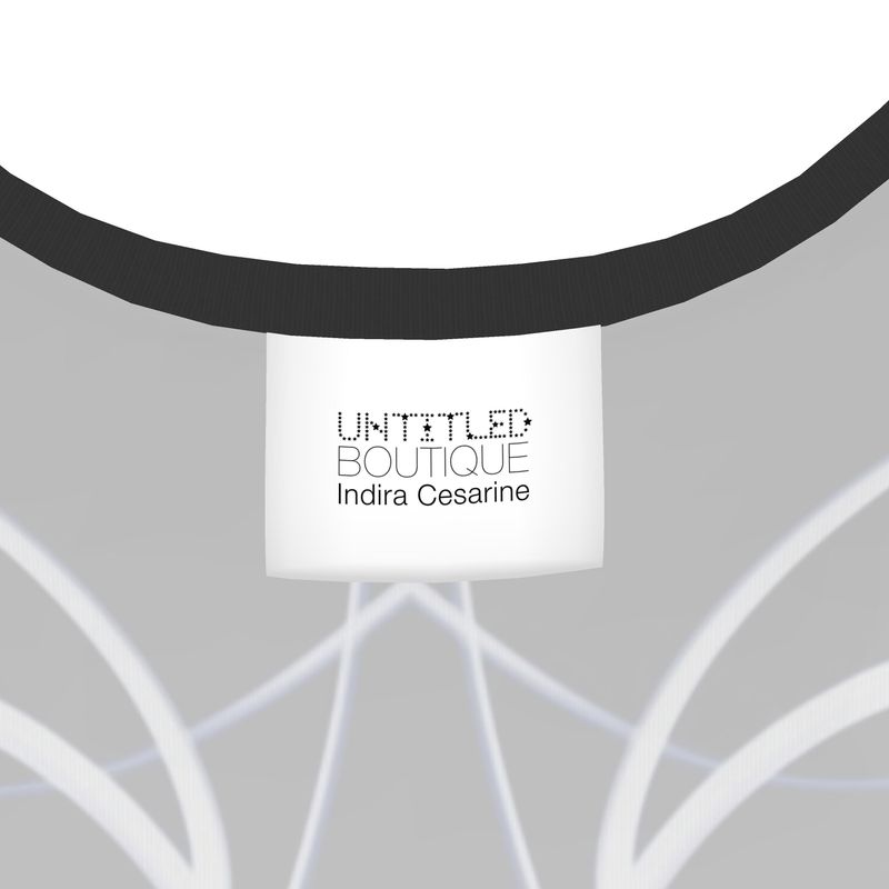 UNTITLED x Indira Cesarine "Lumière" Series Black and Blue Kaleidoscopic Tank Top - Limited Edition