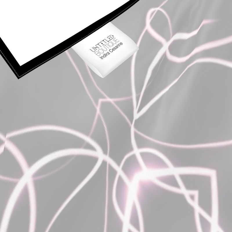 UNTITLED x Indira Cesarine "Lumière" Series Black and Pink Halter Dress - Limited Edition