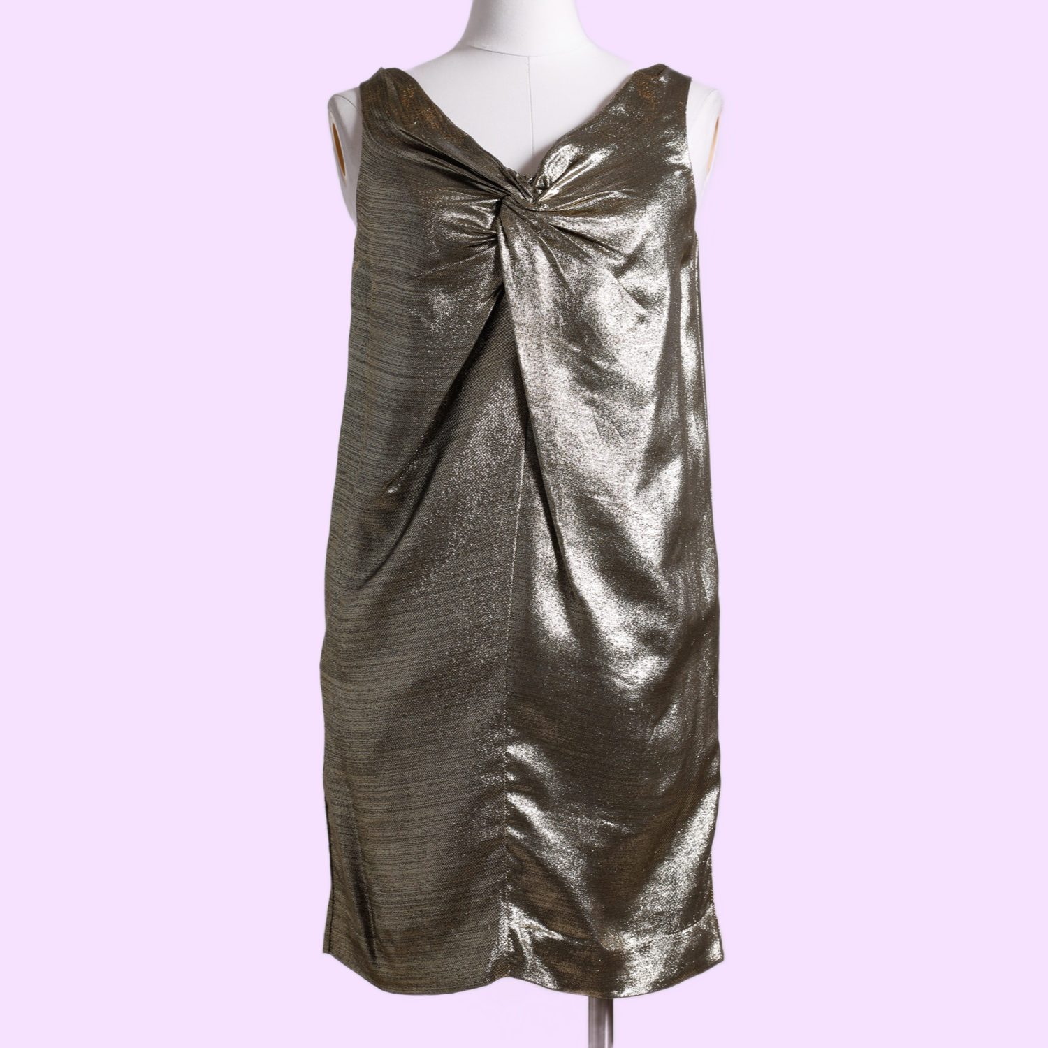 Nicole Miller Gold Metallic Dress Nicole Miller Gold Metallic Dress