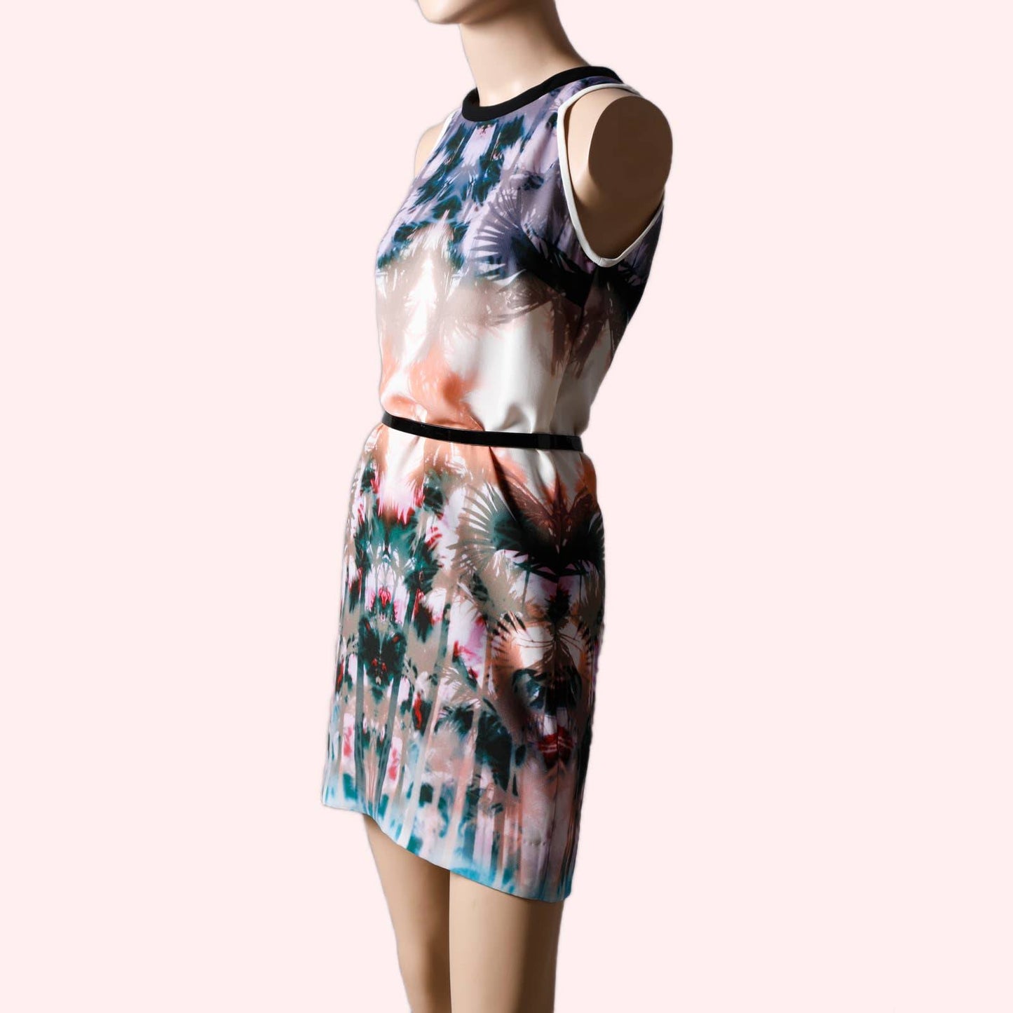 SANDRO Multicolor Printed Mini Dress