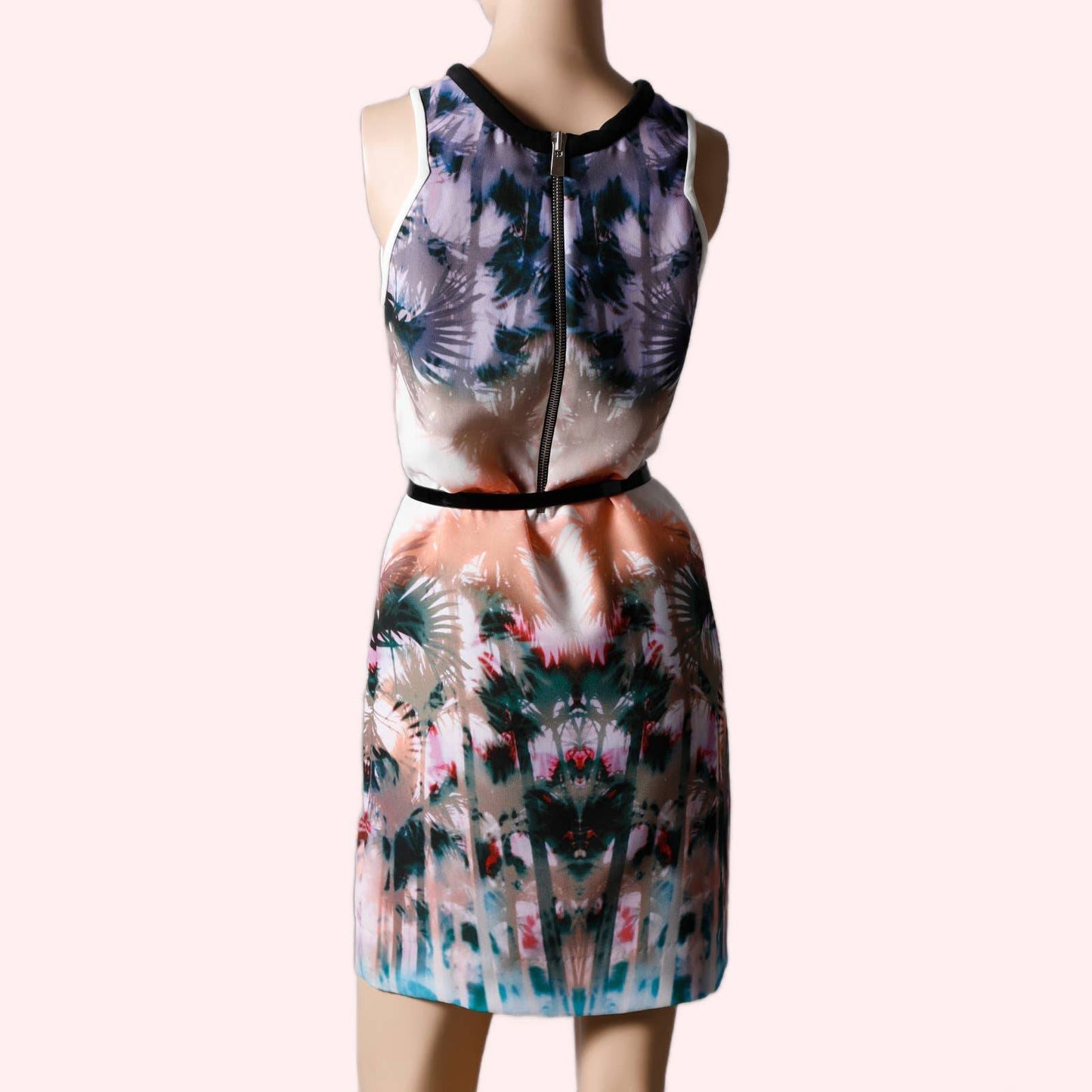 SANDRO Multicolor Printed Mini Dress