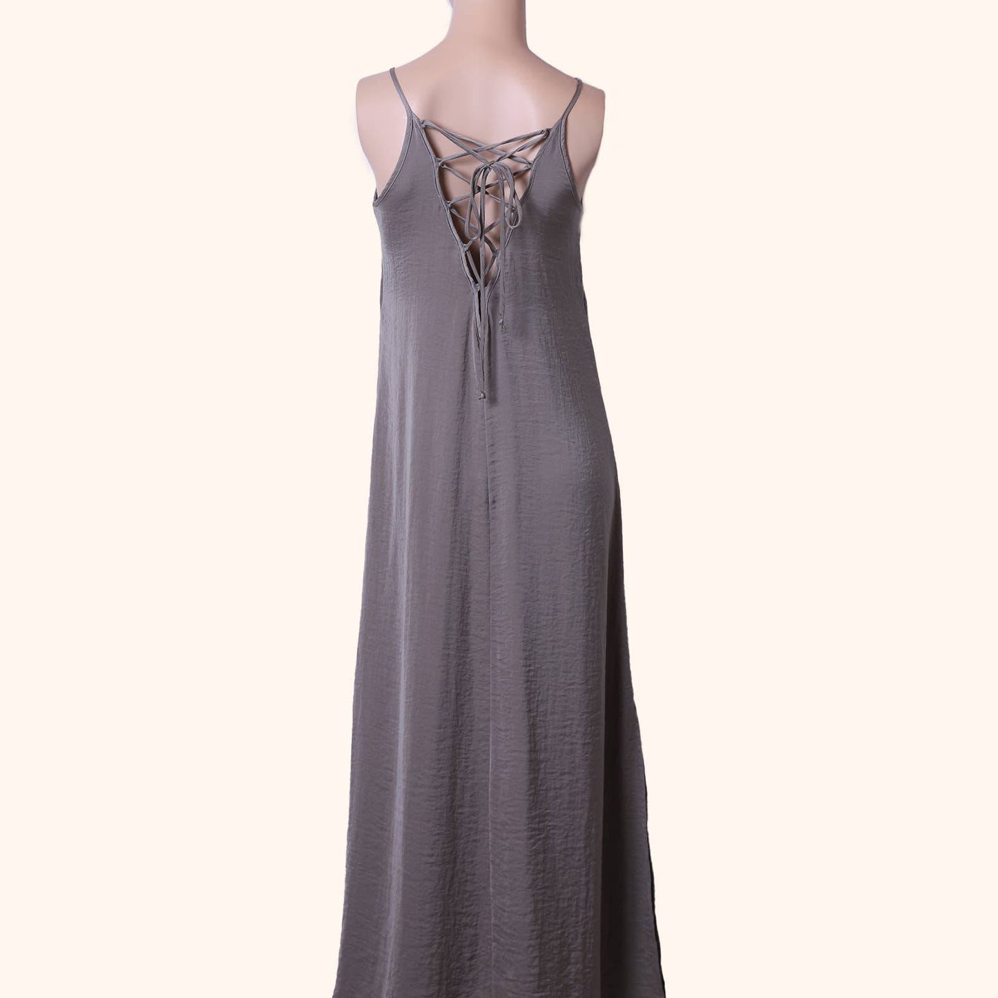 ACHRO Beige Maxi Dress