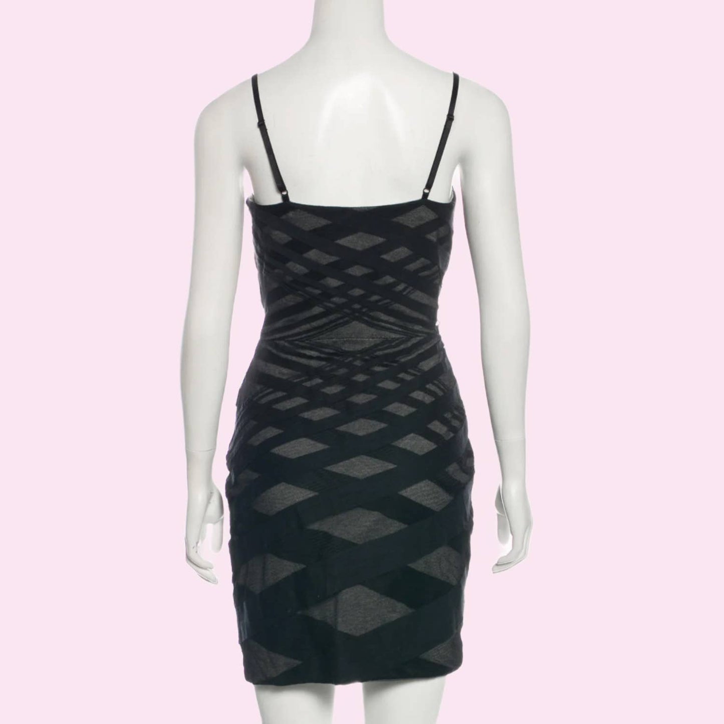 ROBERT RODRIGUEZ Geometric Patterned Sleeveless Mini Dress