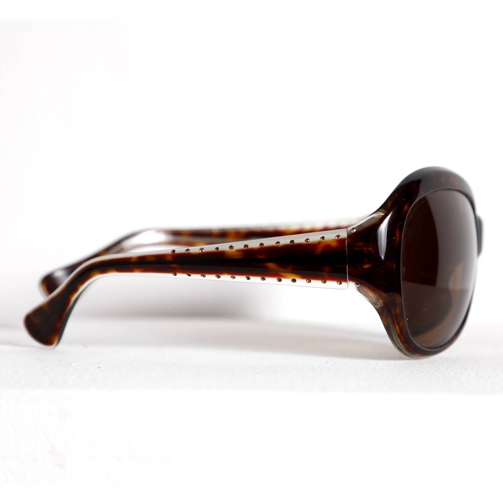 CALVIN KLEIN Tortoise Round Sunglasses