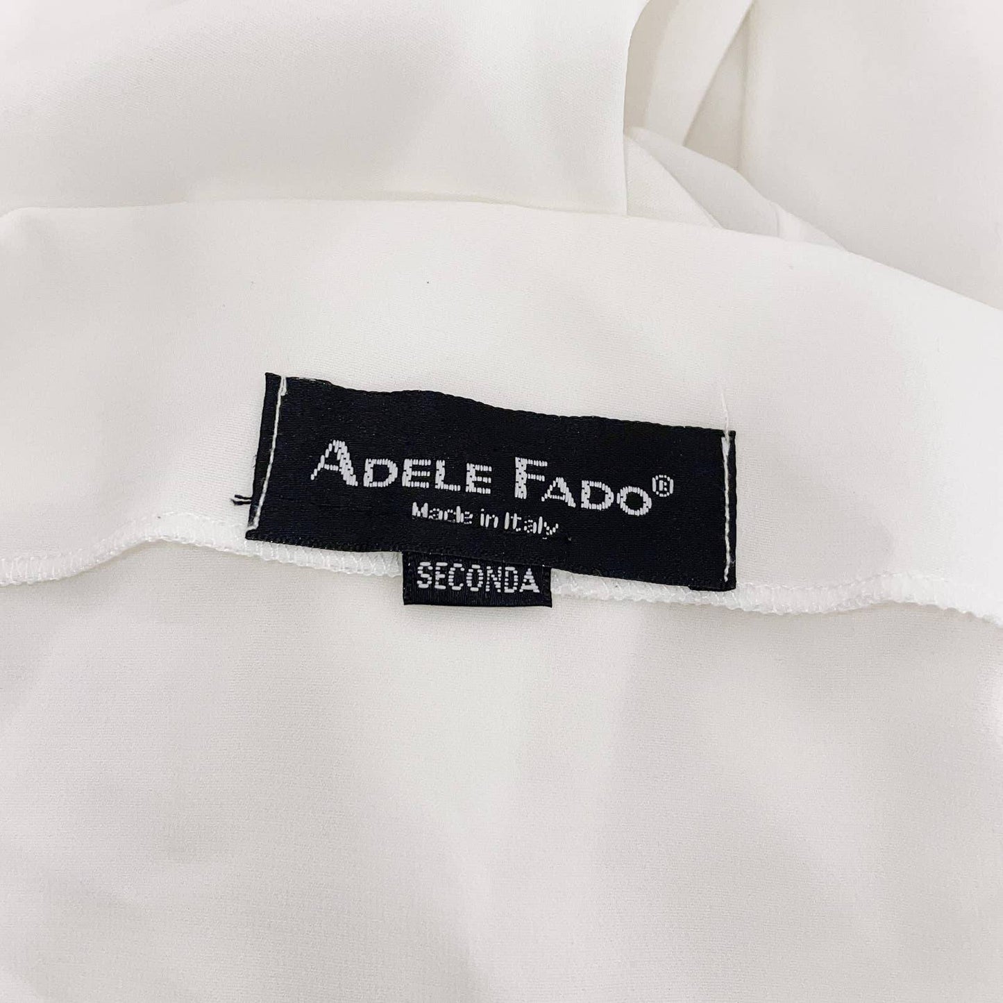 ADELE FADO White Halter Mini Dress