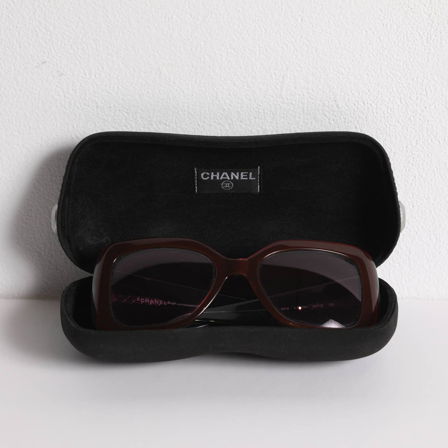 CHANEL Women's Sunglasses 5019 Quilted Pink Black Frames CC Logo