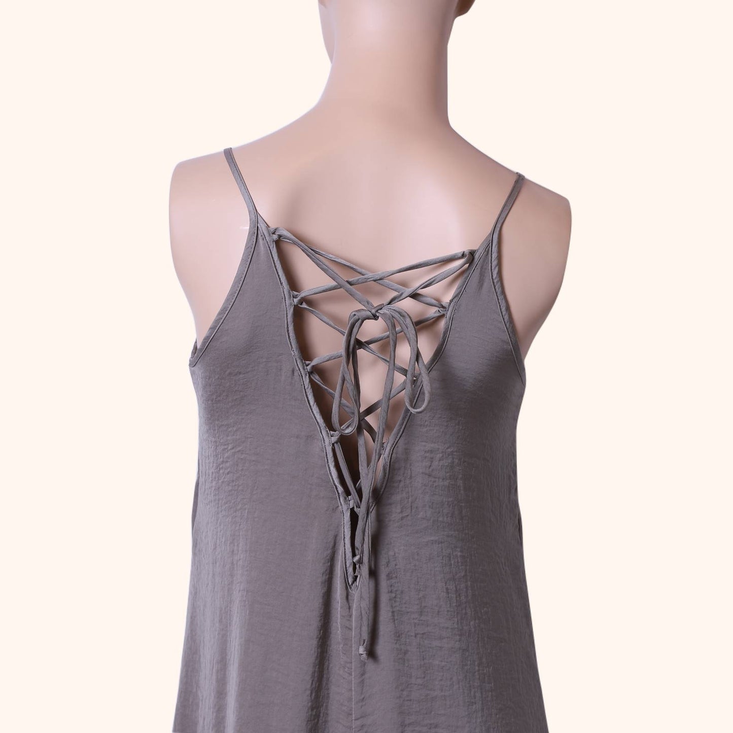 ACHRO Beige Maxi Dress
