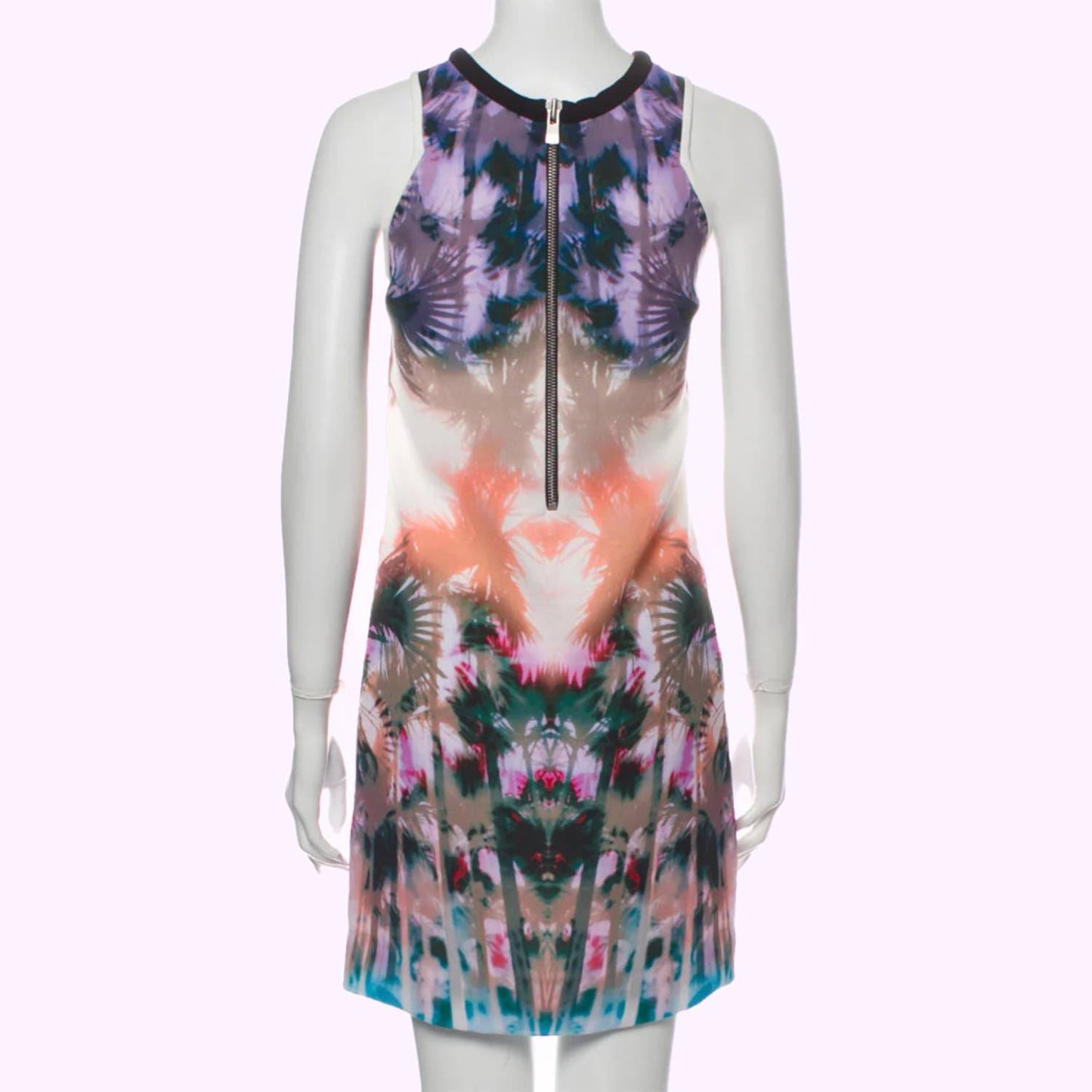 SANDRO Multicolor Printed Mini Dress