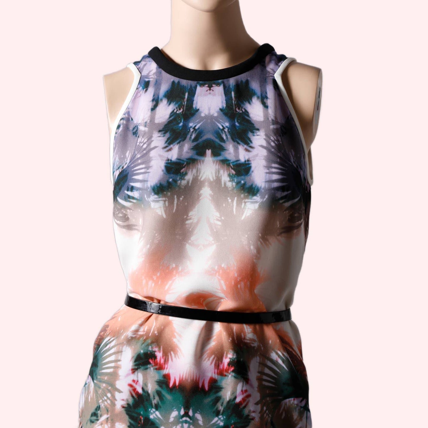 SANDRO Multicolor Printed Mini Dress