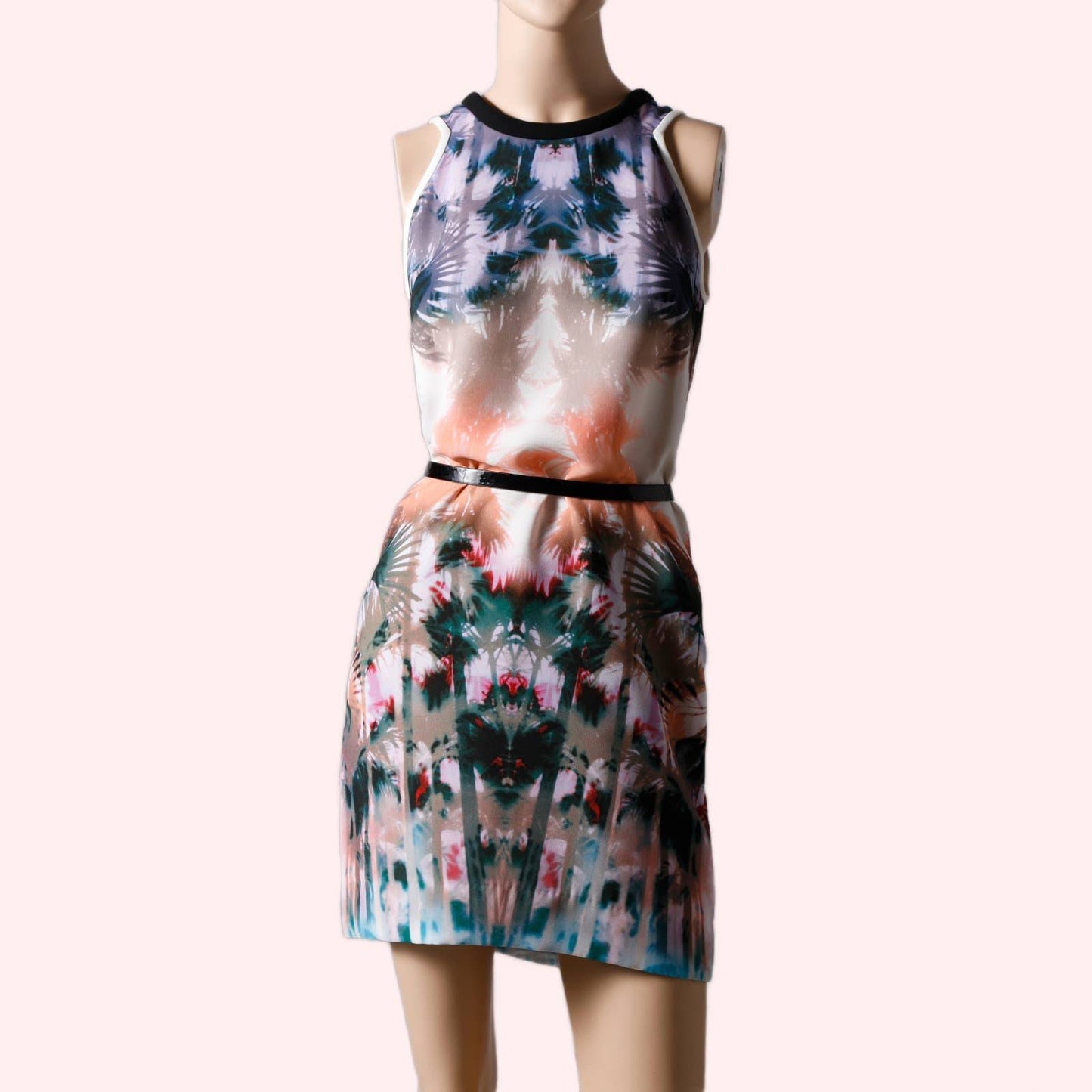 SANDRO Multicolor Printed Mini Dress