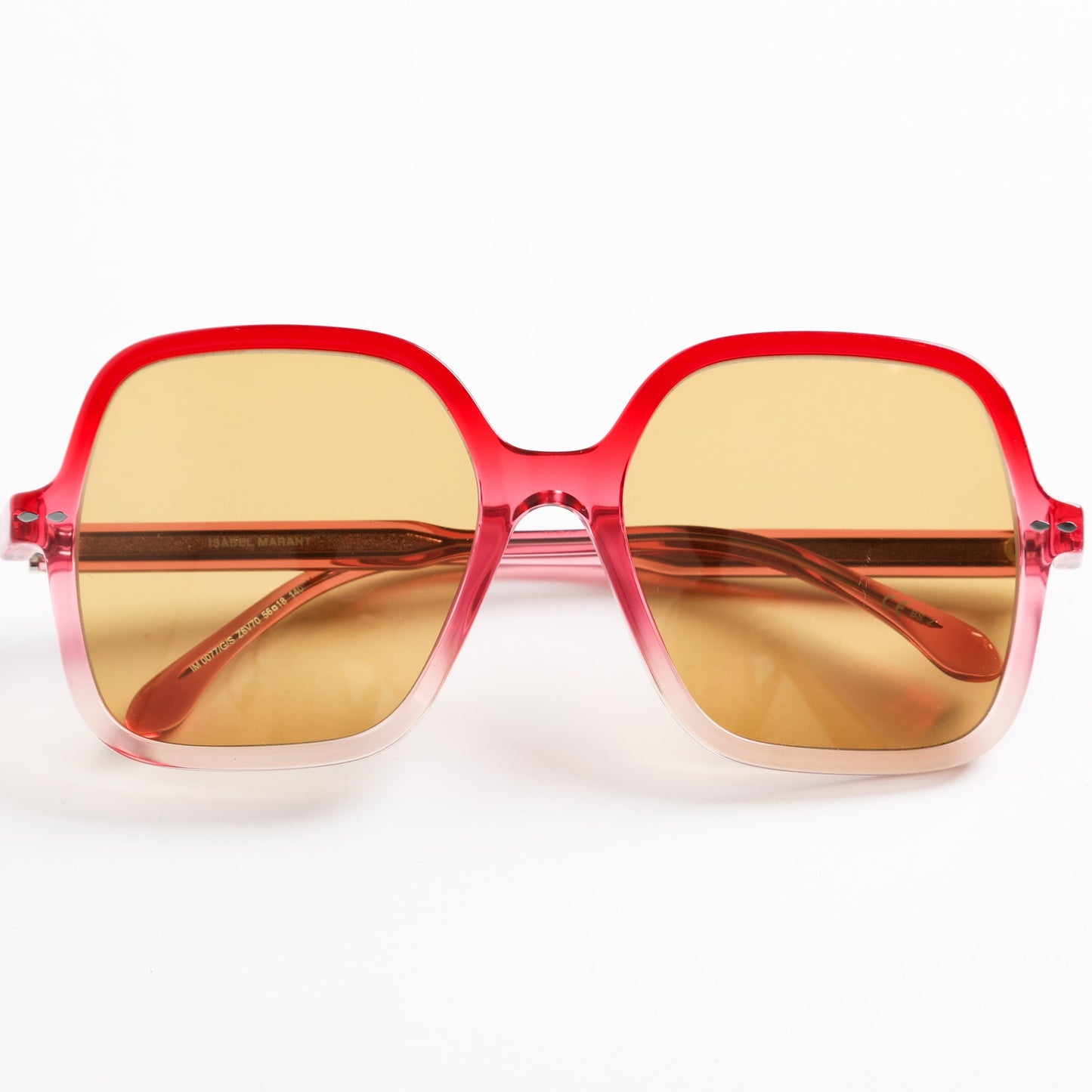ISABEL MARANT Pink Oversize Gradient Designer Sunglasses