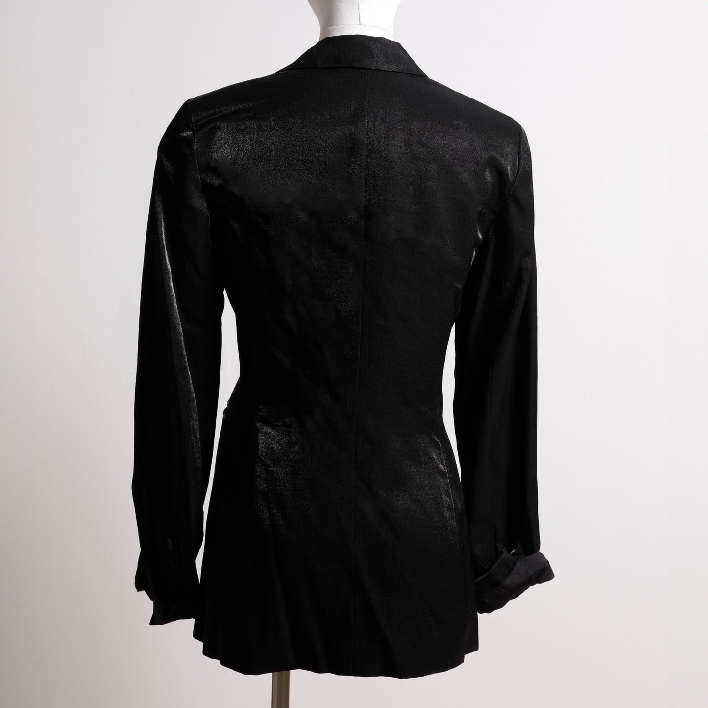 MARK EISEN Vintage Metallic Black Blazer