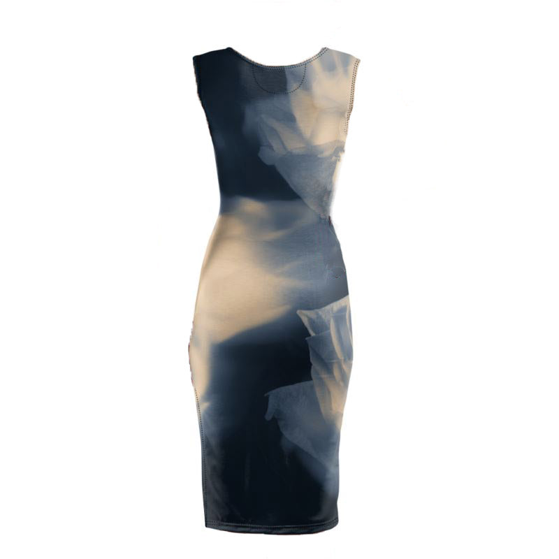 UNTITLED x Indira Cesarine "Rêver des Roses Bleues" Bodycon Dress - Limited Edition