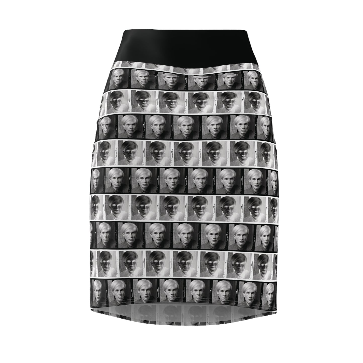 UNTITLED x LOST WARHOLS Black and White Andy Pencil Skirt - Limited Edition