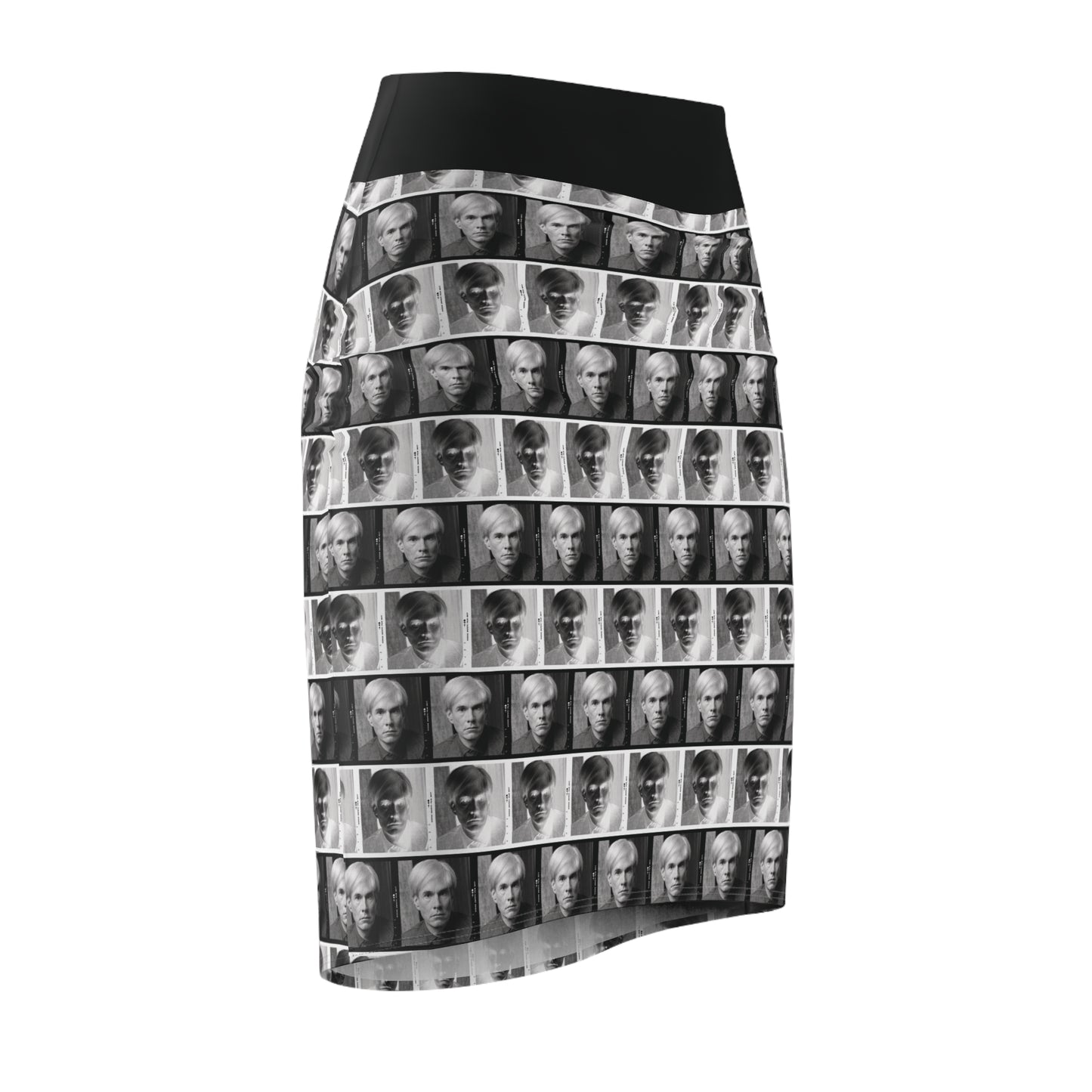 UNTITLED x LOST WARHOLS Black and White Andy Pencil Skirt - Limited Edition